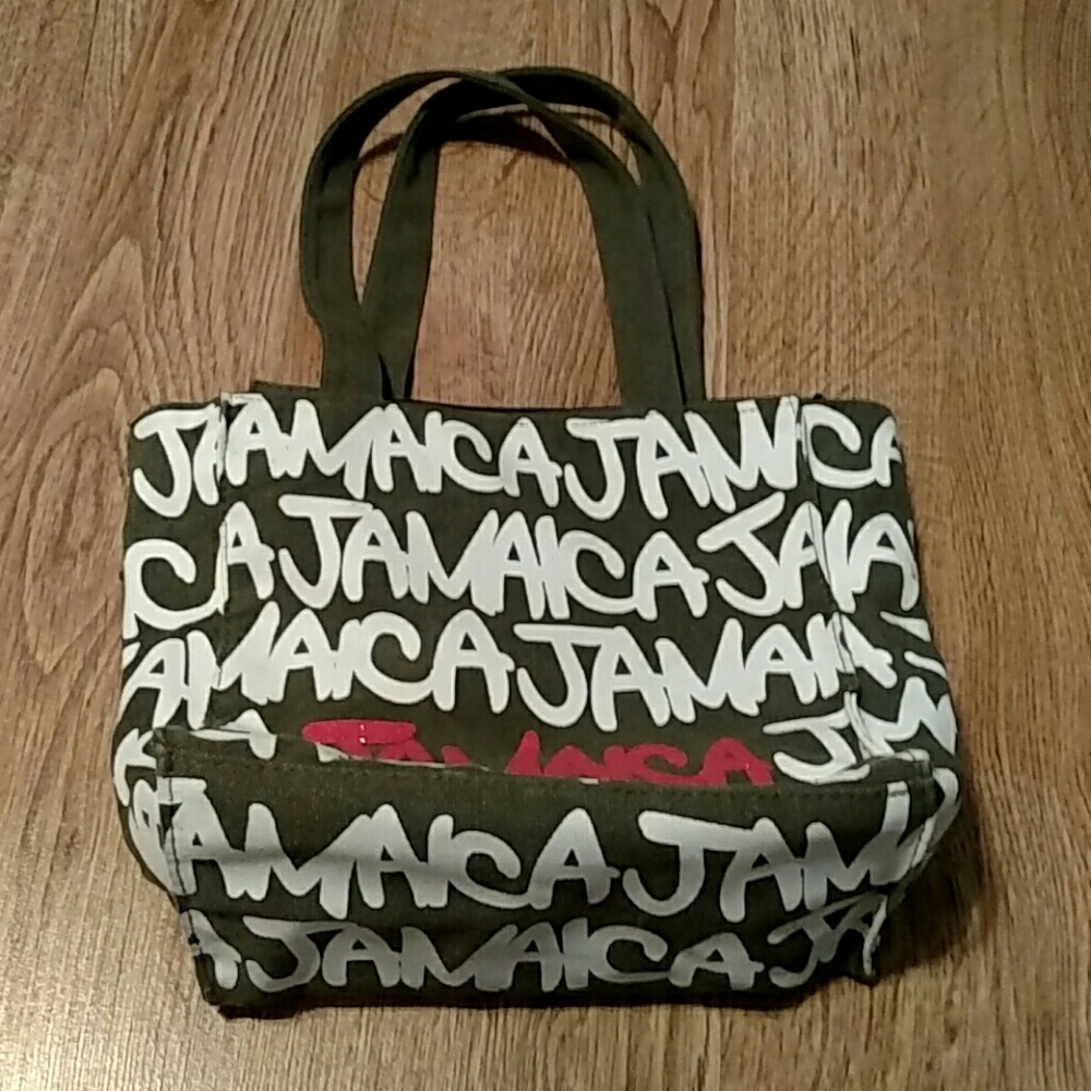Jamaica zippered tote bag perfect for cosmetics